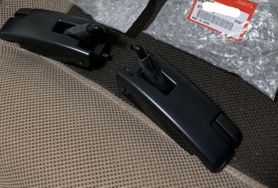 ホンダ S2000 AP1 AP2 前期 後期 未使用 純正 ソフトトップ ルーフ ロック ハンドル 左右セット 幌 天井 外装 A0136-2拍卖