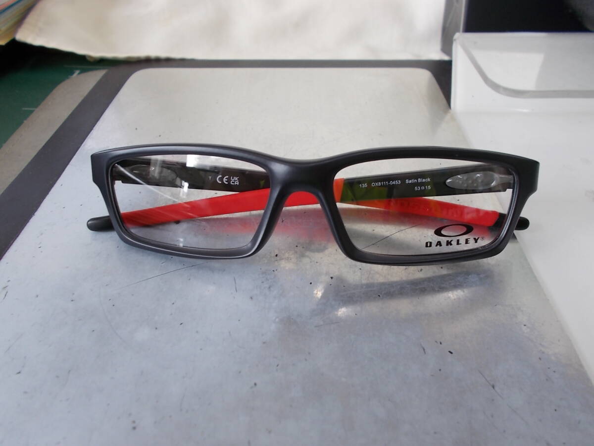 OAKLEY オークリー CROSSLINK YOUTH A 超かっこいい 眼鏡フレーム OX8111-0453 Satin Black拍卖