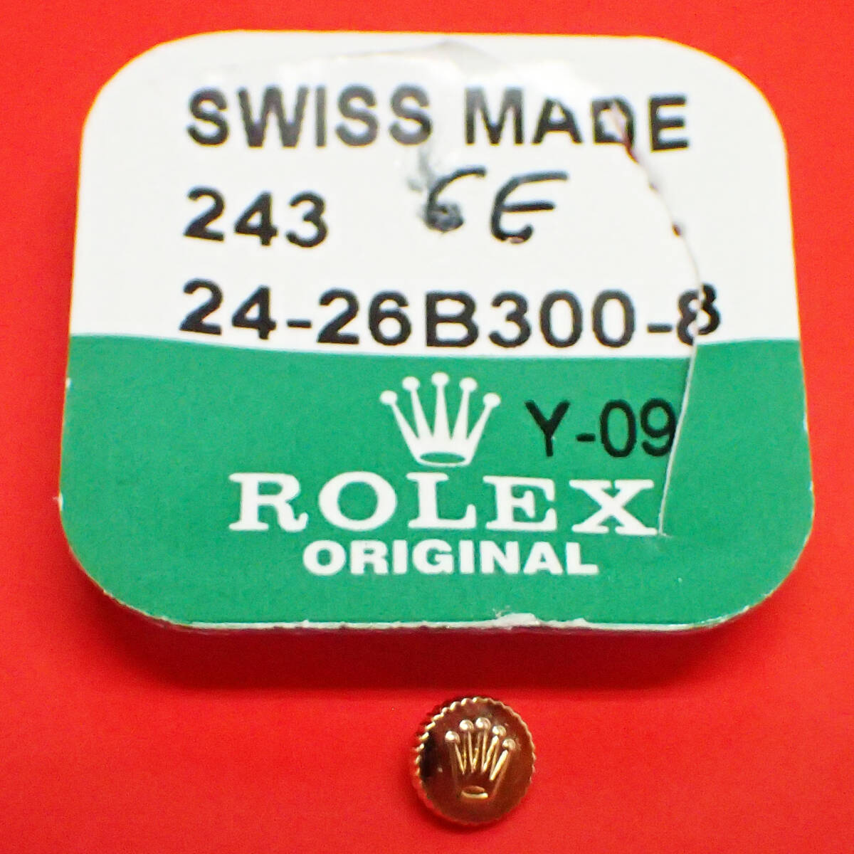 ROLEX ロレックス 純正 金 リューズ 竜頭 4.2mm プレジョン チェリーニ【2】拍卖