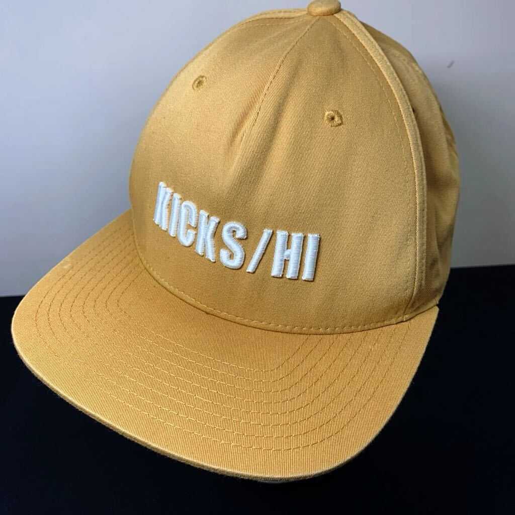 ★大阪/店舗受け取り可★中古品 KICKS/HI キックスハイ キャップ 帽子 HAFA ADAI ALL DAY KH/GU★拍卖