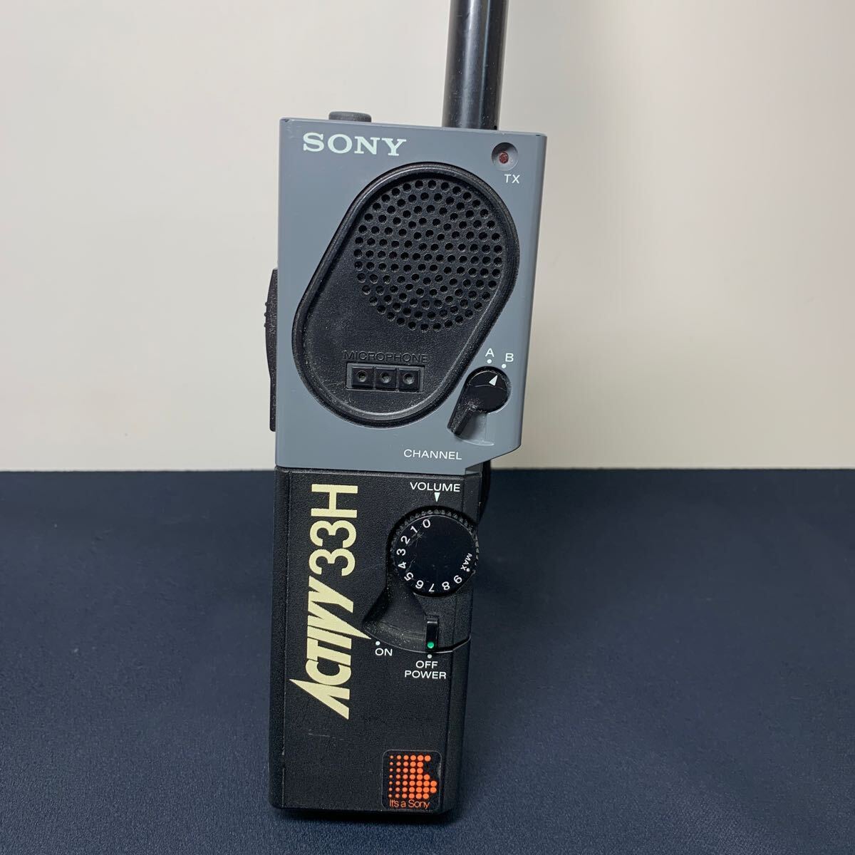 ★大阪/店舗受け取り可★SONY ICB-33H ソニー トランシーバー 通電確認済み 無線 合法CB無線機 500mW ジャンク出品★拍卖