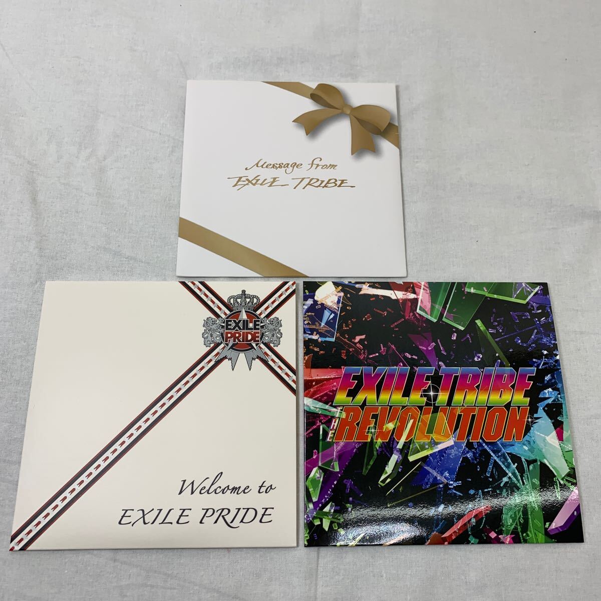 ★大阪/店舗受け取り可★EXILE PRIDE ~こんな世界を愛するため~ TRIBE THE REVOLUTION 3点セット CD&DVD 再生確認済み まとめてセット★拍卖