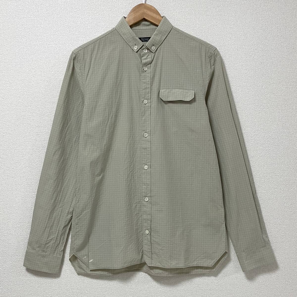 UNDERCOVER スパイダー チェック 長袖 シャツ グレー 3サイズ アンダーカバー ボタンダウン archive 4080627拍卖