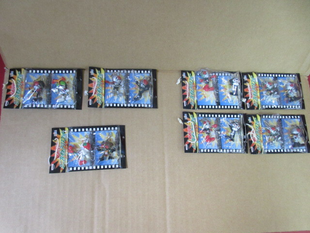 未開封 仮面ライダーミニフィギュアマスコット7個セット拍卖