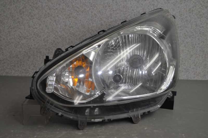 ミラージュ M 前期 (A050A) H.26 左 動作保証 破損無 ヘッドライト ハロゲン スタンレー レベライザー付 W0504 8301C100 s014822拍卖