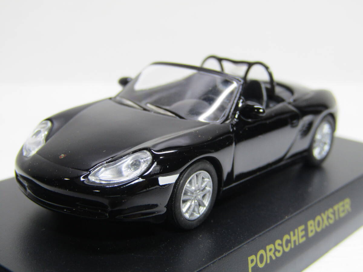 PORSCHE BOXSTAR ボクスター 1/64 ポルシェミニカーコレクション2 PORSCHE BOXSTAR ボクスター 京商 Kyosho ブラック BK 拍卖