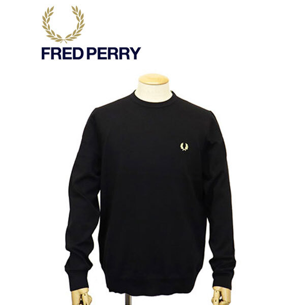 FRED PERRY (フレッドペリー) K9601 CLASSIC CREW NECK JUMPER クルーネック セーター FP523 198BLACKXL拍卖