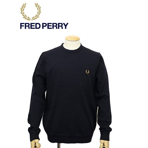 FRED PERRY (フレッドペリー) K9601 CLASSIC CREW NECK JUMPER クルーネック セーター FP523 795NAVYXL拍卖