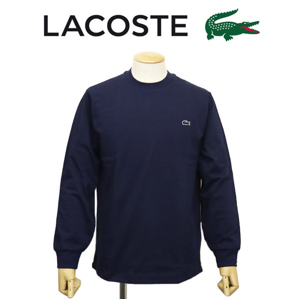 LACOSTE(ラコステ) TH5583-99 ベーシック ロングスリーブ Tシャツ 長袖 166ネイビー LC358 5-L拍卖