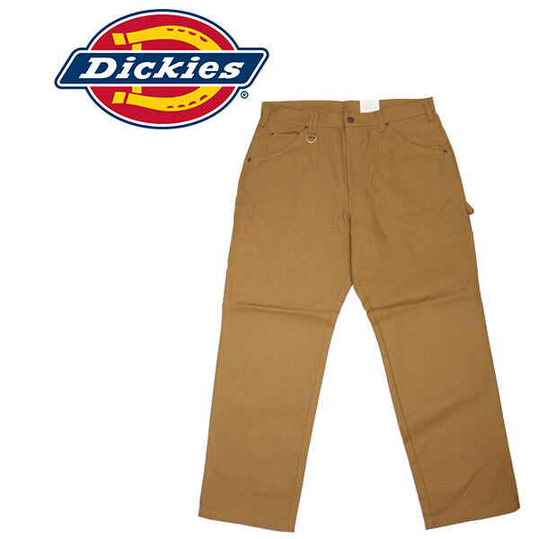 Dickies (ディッキーズ) 241939 DUCK PAINTER PANTS ダック ペインターパンツ BROWN DK016 36インチ拍卖
