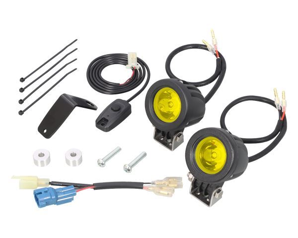 ハンターカブ125/CT125(JA65国内)用 LEDシャトルビームKIT(ヘッドライトブラケット取付/イエロー)|キタコ拍卖