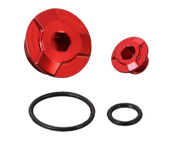 スーパーカブC125(JA48/JA58)用 タイミングホールキャップSET(レッド)|キタコ拍卖