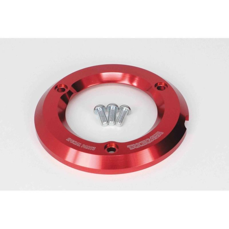 スーパーカブC125(JA48)用 右クランクケースカバープロテクター(レッド)|タケガワ/武川拍卖