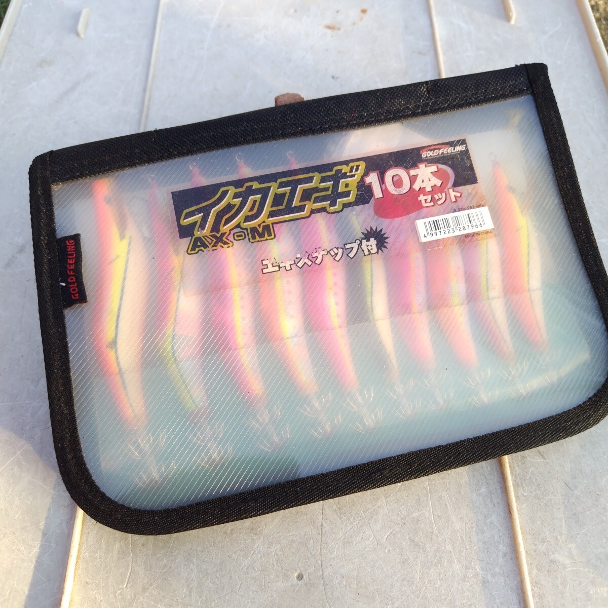 いか エギケース 10本セット GOLD FEELING AX-M (中古)未使用品 釣具 釣り用品  イカ専用   拍卖