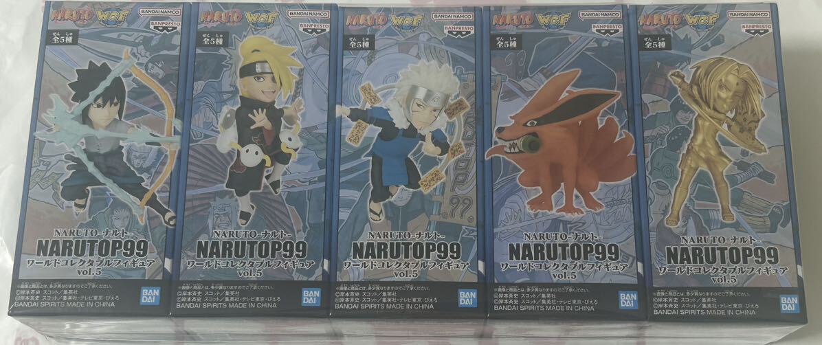 新品・未開封【サスケ/デイダラ/千手扉間/九喇嘛/サクラ】全5種 ナルト NARUTOP99 ワールドコレクタブルフィギュア vol.5 定形外350円拍卖