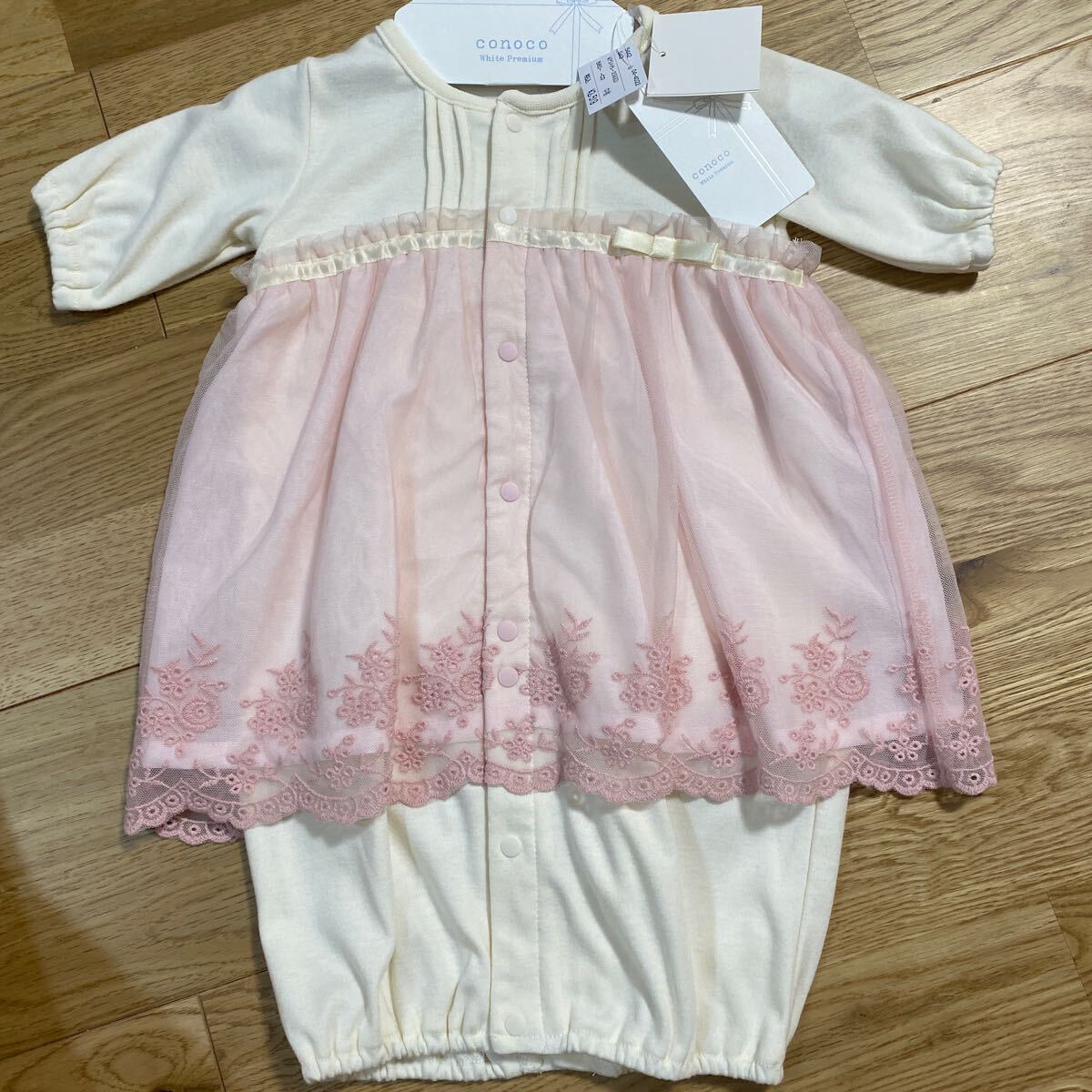 7分袖 ドレス 2wayドレス ロンパース カバーオール 50-60拍卖