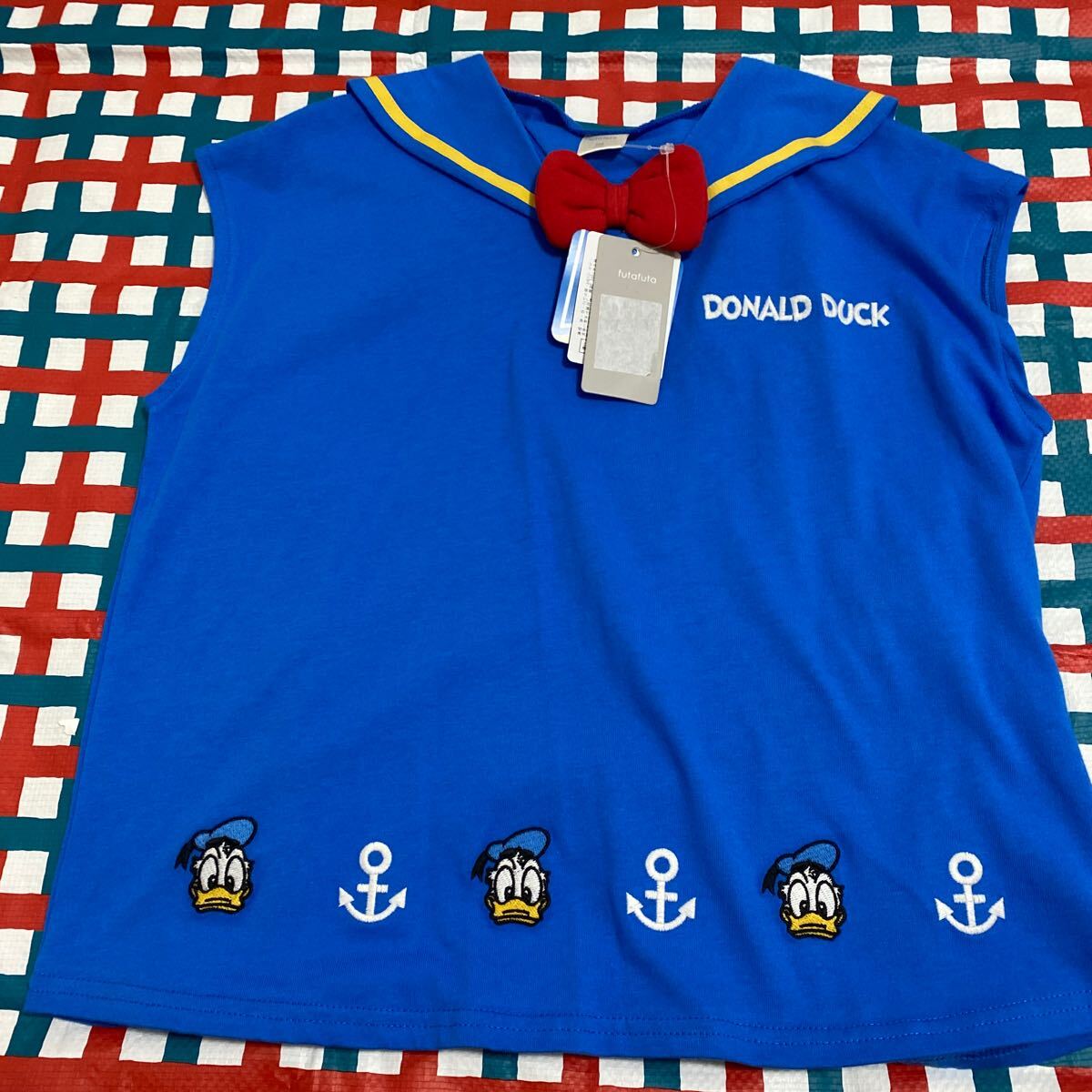 ドナルド セーラーTシャツ 140 ディズニーノースリーブ 拍卖