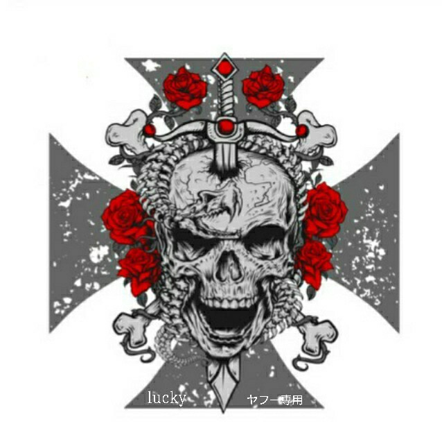 転写 ステッカー 車 カッティングステッカー シール デカール スカル ヘッド スケルトン アイアンクロス スケルトン 薔薇 剣 装飾 luk29拍卖