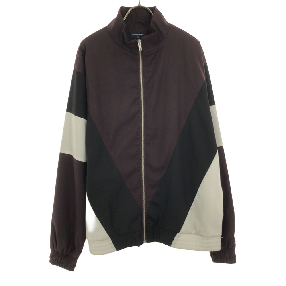 アーバンリサーチ カラーブロック ブルゾン 38 ボルドー系 URBAN RESEARCH ジップジャケット メンズ拍卖