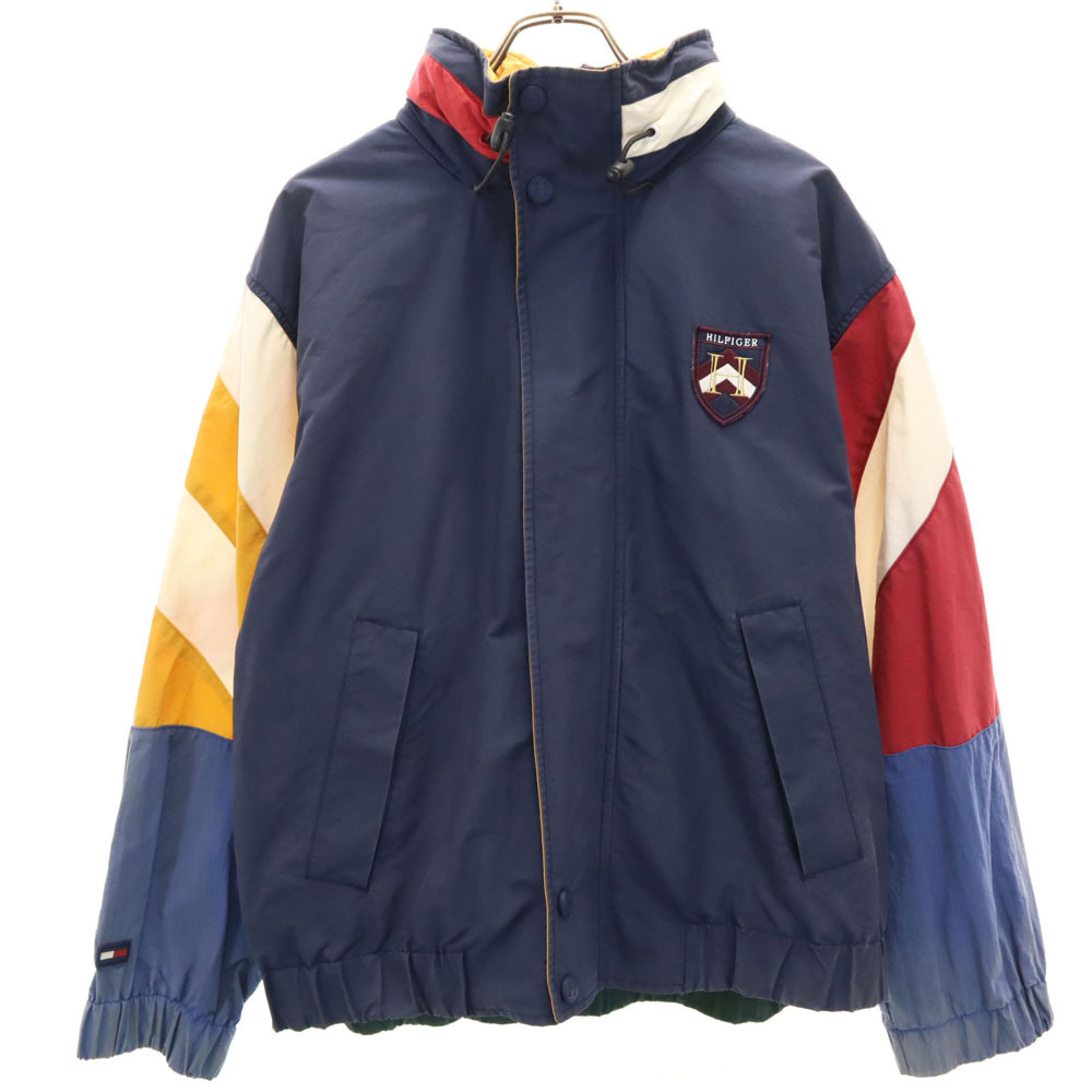 トミーヒルフィガー 90s オールド フラッグタグ セーリング ジャケット M ネイビー TOMMY HILFIGER メンズ拍卖