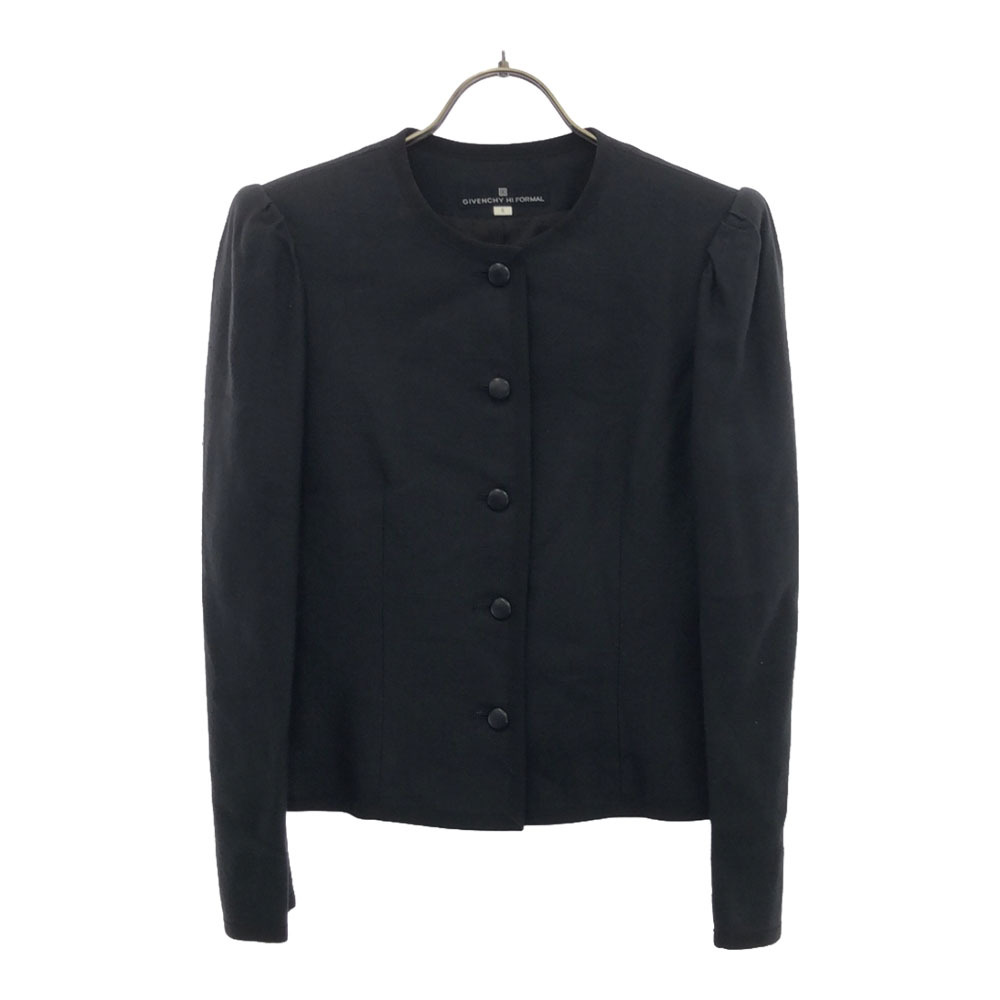 ジバンシィ ハイフォーマル ノーカラージャケット 8 ブラック GIVENCHY HI FORMAL レディース拍卖