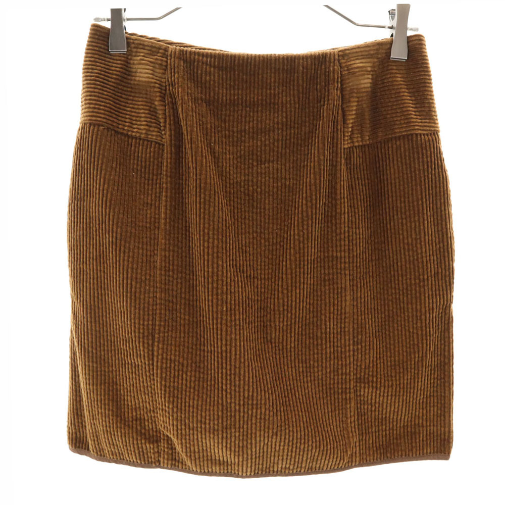 ロンハーマン ミニ丈 コーデュロイ タイトスカート XS ブラウン Ron Herman レディース拍卖