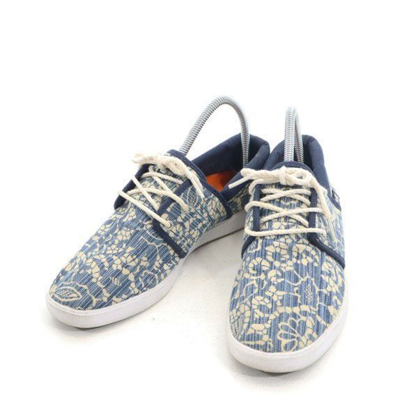 ディーシーシュー ADJS700017 ローカット スニーカー 25 ブルー DC SHOE レディース拍卖