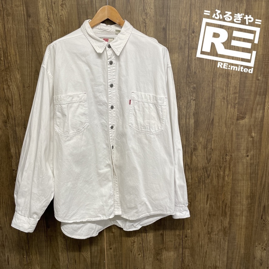 古着 XXL levi's リーバイス 長袖シャツ コットン 3892拍卖