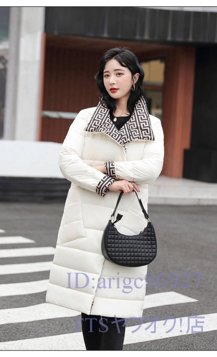 A1623☆新品5色 レディース ダウンジャケット ロング丈 中綿ジャケット 中綿コート アウター 厚手 暖かい フード付き 大きいサイズ拍卖