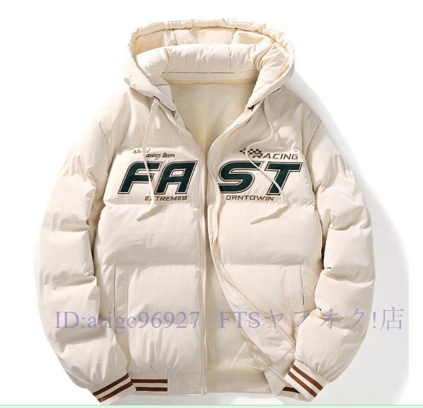 A6813★中綿ジャケット 綿服 キルティングジャケット ブルゾン 中綿入り コート 冬 アウター 防寒 防風 ゆったり ベージュ L~4XL拍卖