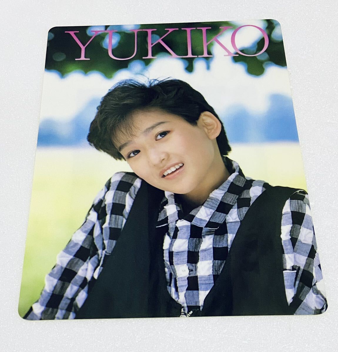 激レア希少 岡田有希子 サンミュージック企画 下敷き 未使用保管品 昭和アイドルグッズ レトロビンテージ 入手困難 1拍卖