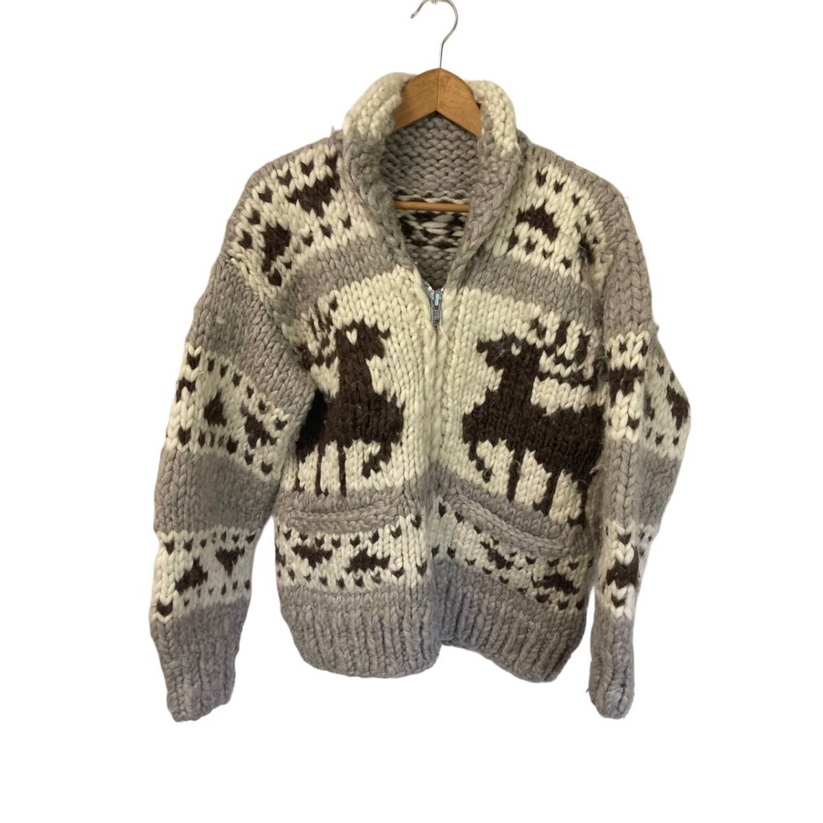 90's Vintage Zip-Up Cowichan Sweater拍卖