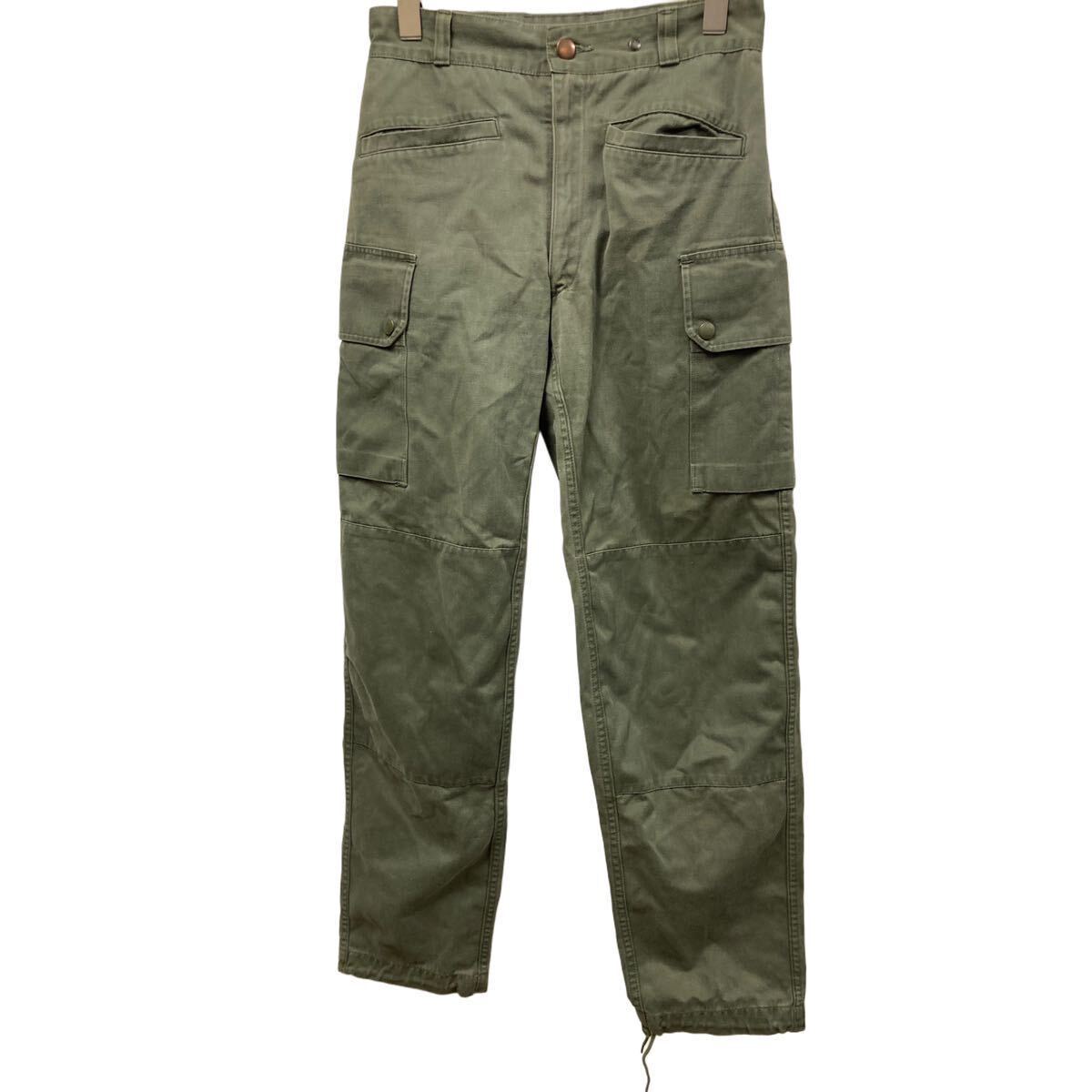 80's WAREIN French military cargo pants, field pants, size 72 L拍卖