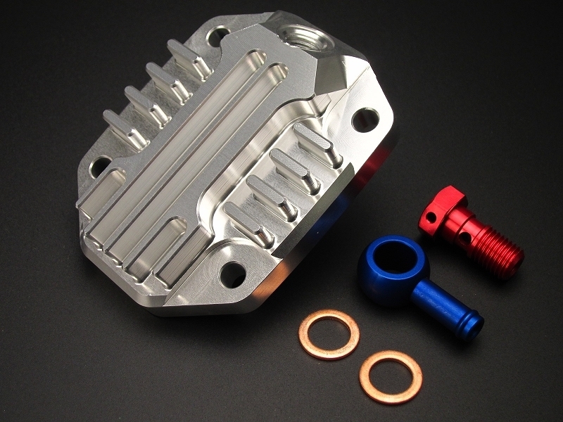 モンキー ゴリラ ダックスなど アルミビレッドシリンダーヘッドカバー オイルキャッチタンク用拍卖