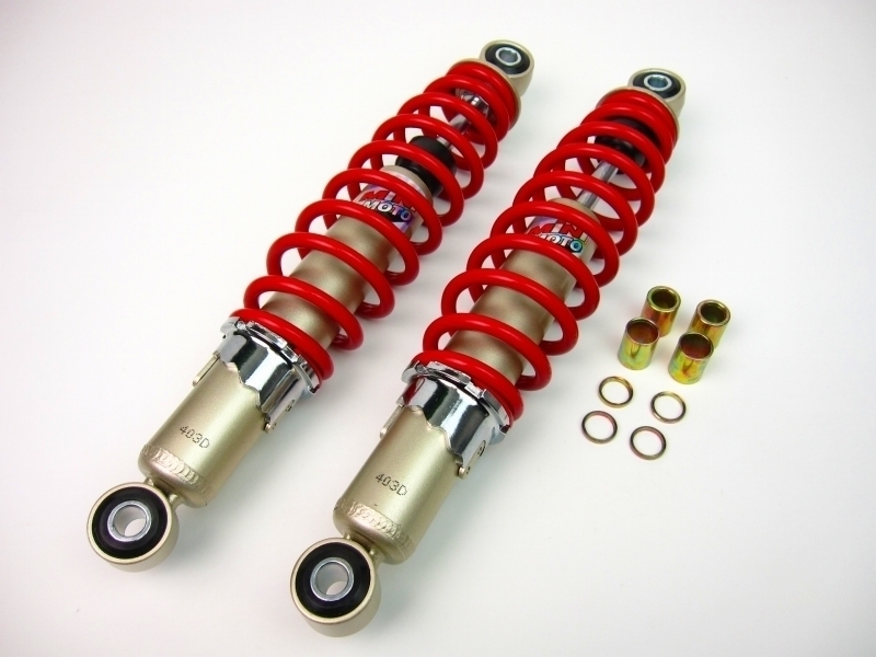 強化荒巻きリアショック 300mm×2本 モンキー/ゴリラ(ダックス/シャリー) レッド/ゴールド拍卖