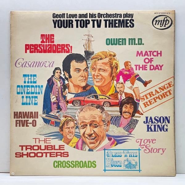 【ラウンジーなTVドラマ楽曲アレンジ集】美盤!! '72年 UKプレス GEOFF LOVE Your Top TV Themes 小西康陽風ポップ, ドリーミーなモンド系等拍卖