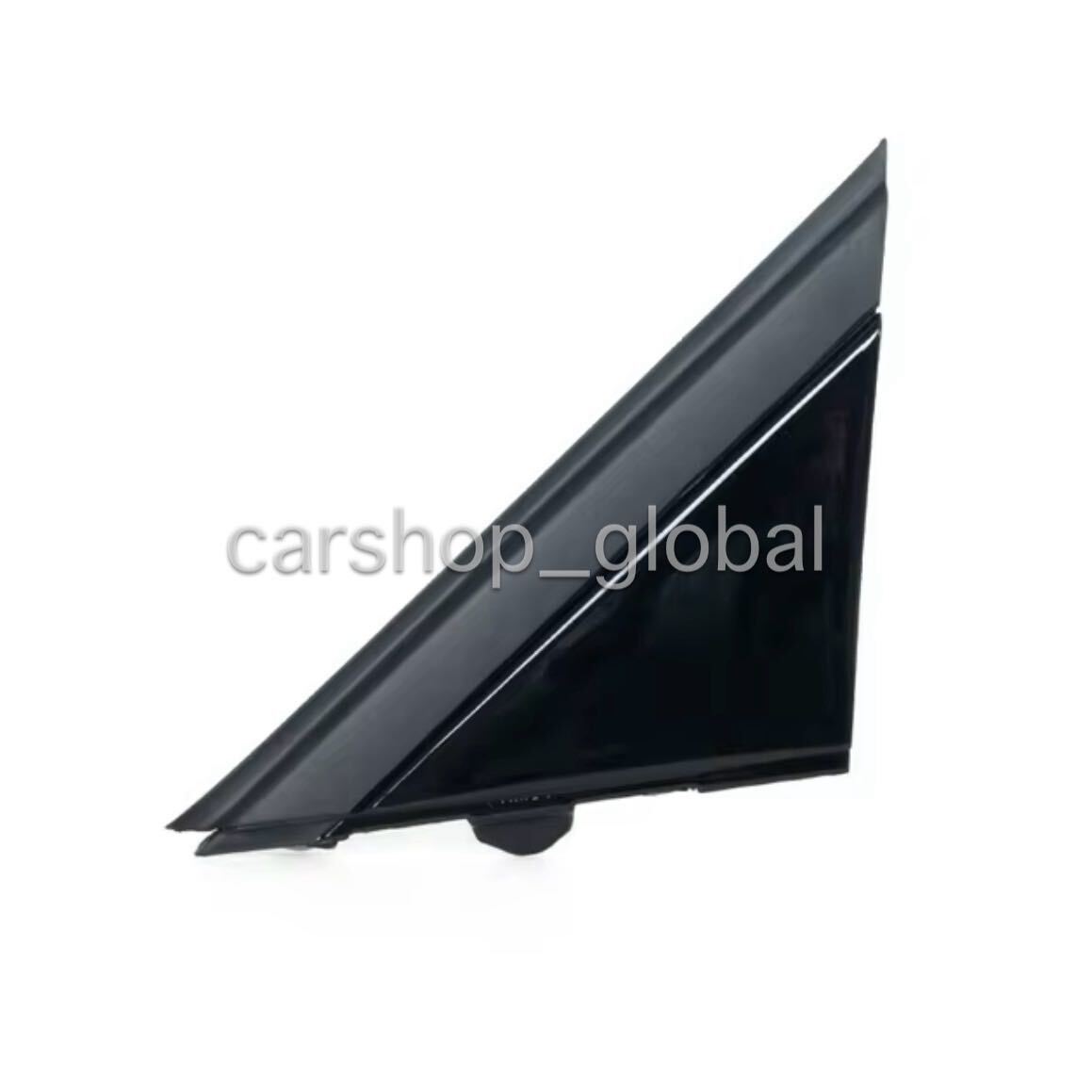 フィアット アバルト 500/595/695 Aピラー カバー コーナー プレート ドアミラー パネル グロスブラック トリム 左側(助手席)拍卖