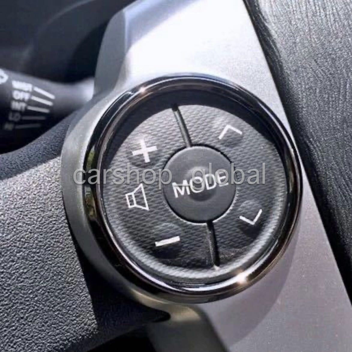 トヨタ アクア対応 ハンドルスイッチ メッキリング 左右2個セット NHP10系等拍卖