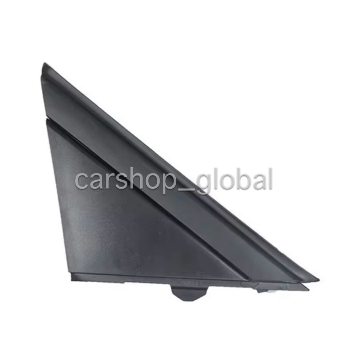 フィアット アバルト 500/595/695 Aピラー カバー コーナー プレート ドアミラー パネル マットブラック トリム 右側(運転席)拍卖