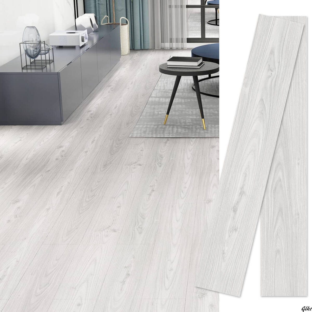 【滑り止めや防水効果が施され使い勝手が良いフロアタイル】 クッションフロア 床 フロア シート 賃貸 リメイクシート diy拍卖