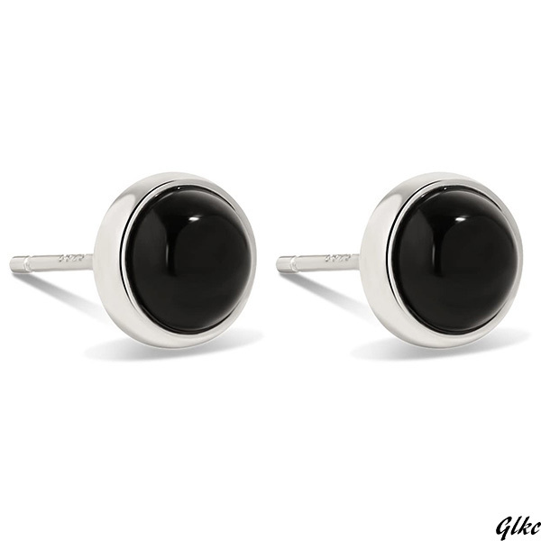 【フォーマルからカジュアルまで対応】ピアス オニキス セカンドピアス 金属アレルギー対応 シルバー925 天然石 パワーストーン拍卖