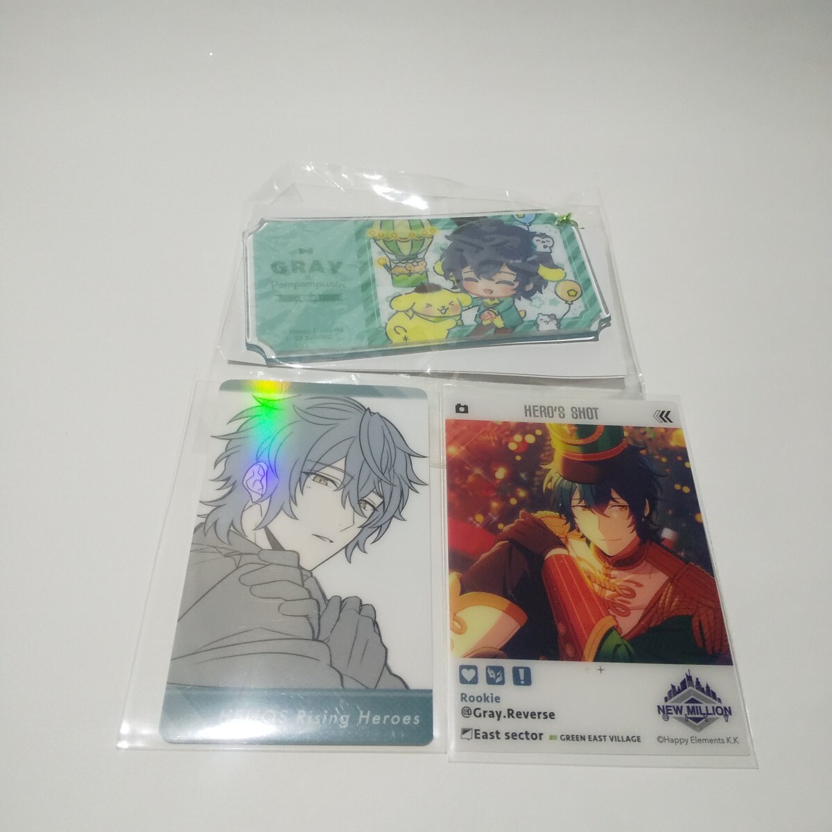 【エリオスライジンヒーローズ】グッズセット【グレイ・リヴァース】カード・キーホルダー拍卖