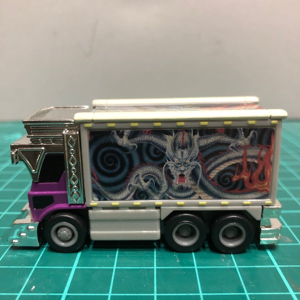 A-10 11 デコトラ 大型トラック プルバックミニカー トラック野郎 ミニカー 中古品 売切り拍卖