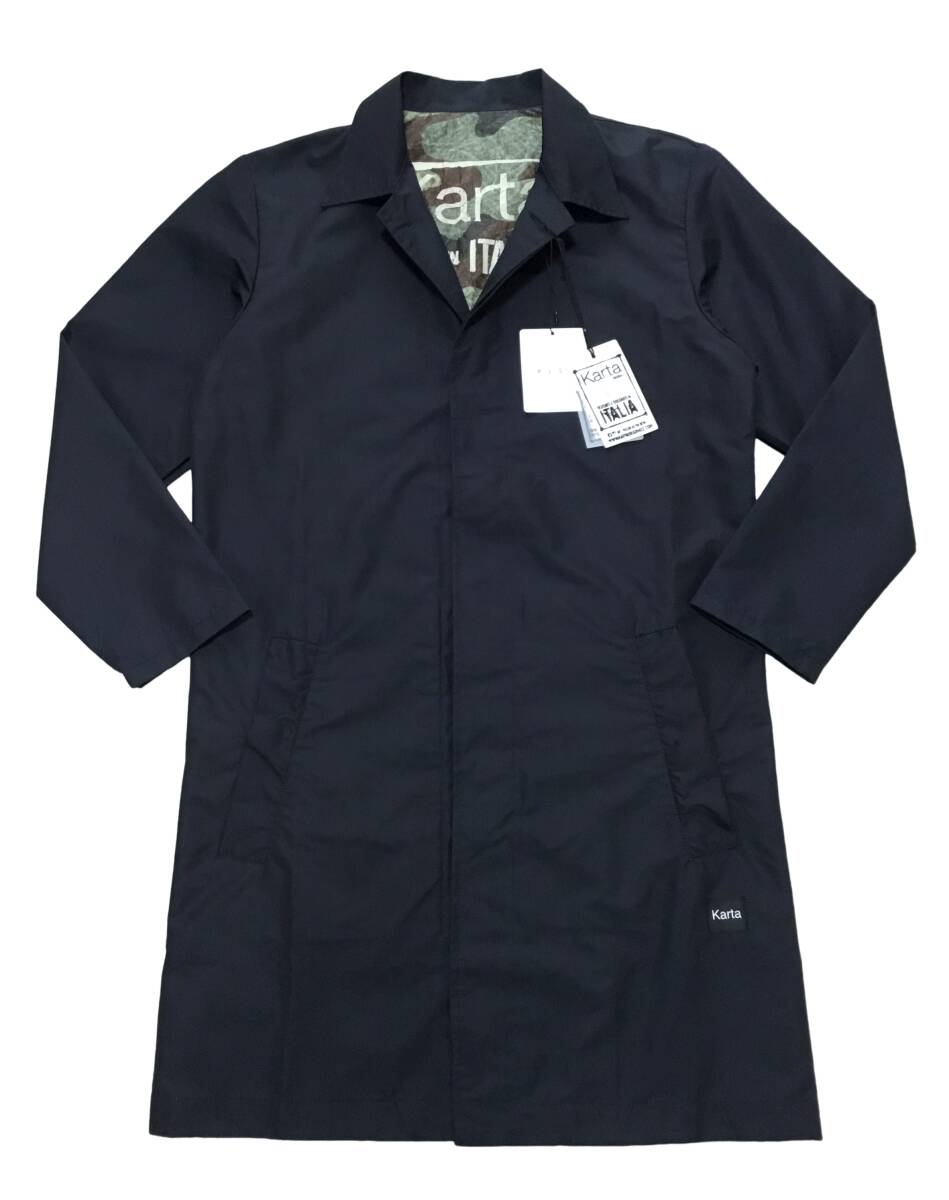 イタリア製 Karta × PLST ポリエステル素材 ステンカラーコート拍卖