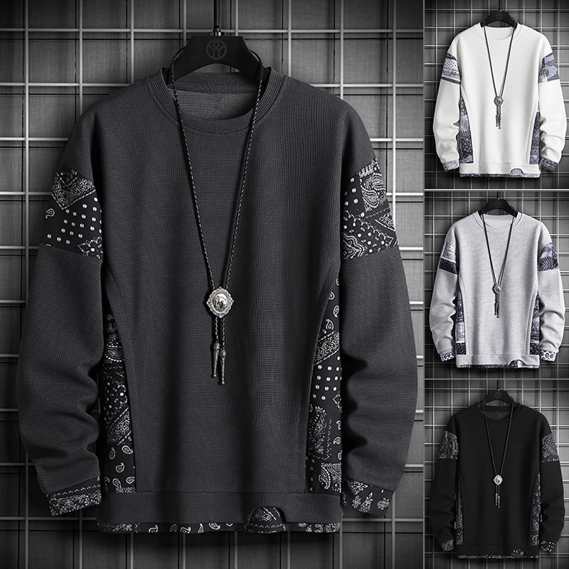 新入荷新作 秋冬 4色 メンズトレーナー メンズ トップス スウェット秋春服 クルーネック ファッション サイズ選択可拍卖