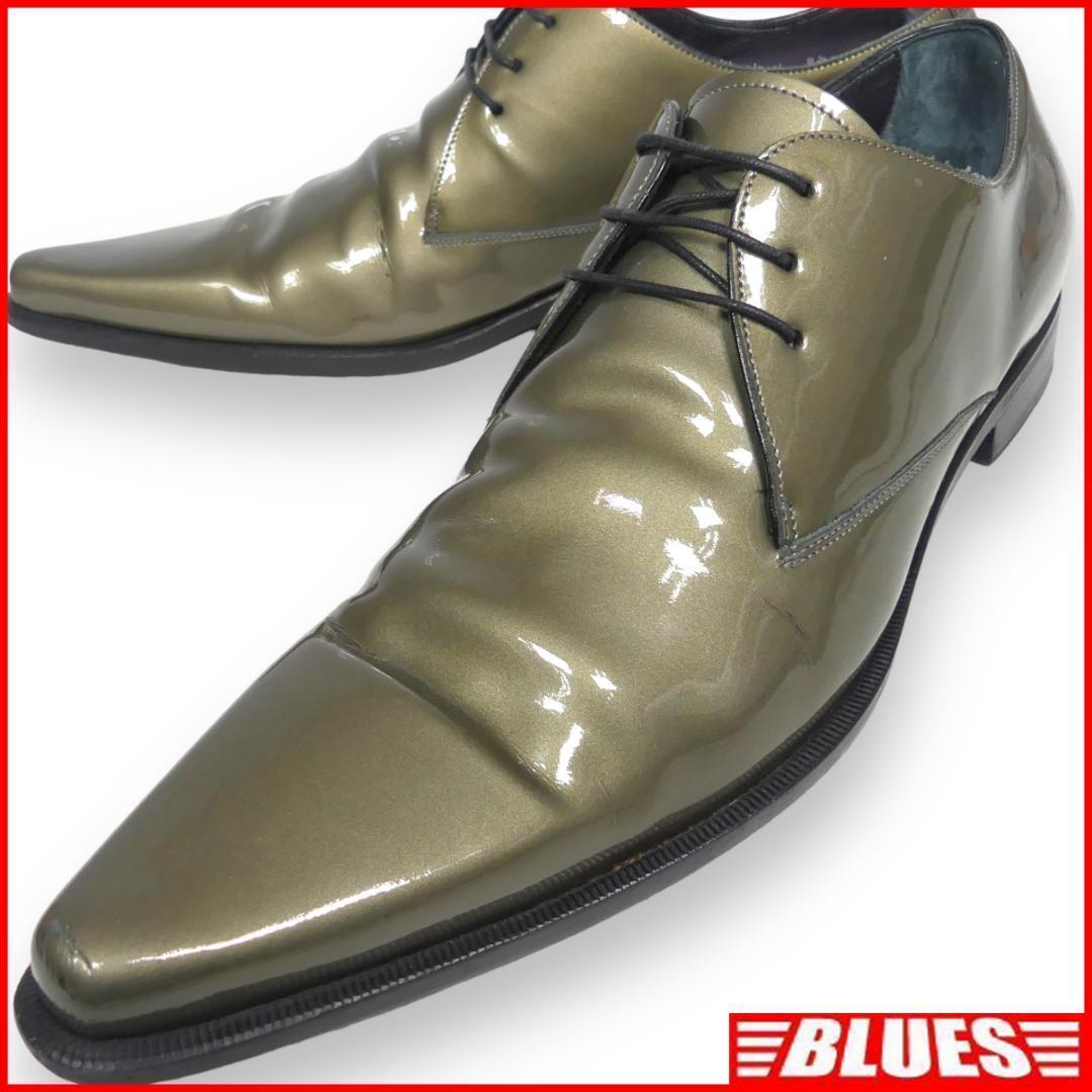 即決★イタリア製 DOLCE&GABBANA★27.5cm レザーレースアップシューズ メンズ 8.5 本革 本皮 革靴拍卖