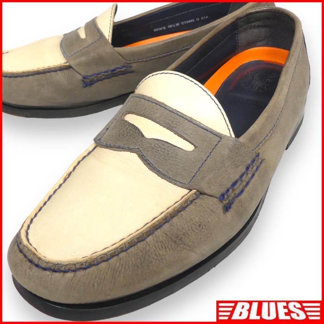 即決★COLE HAAN★28.5cm レザーコインローファー コールハーン メンズ 本革 ビジネスシューズ 本皮 スリッポン 革靴拍卖