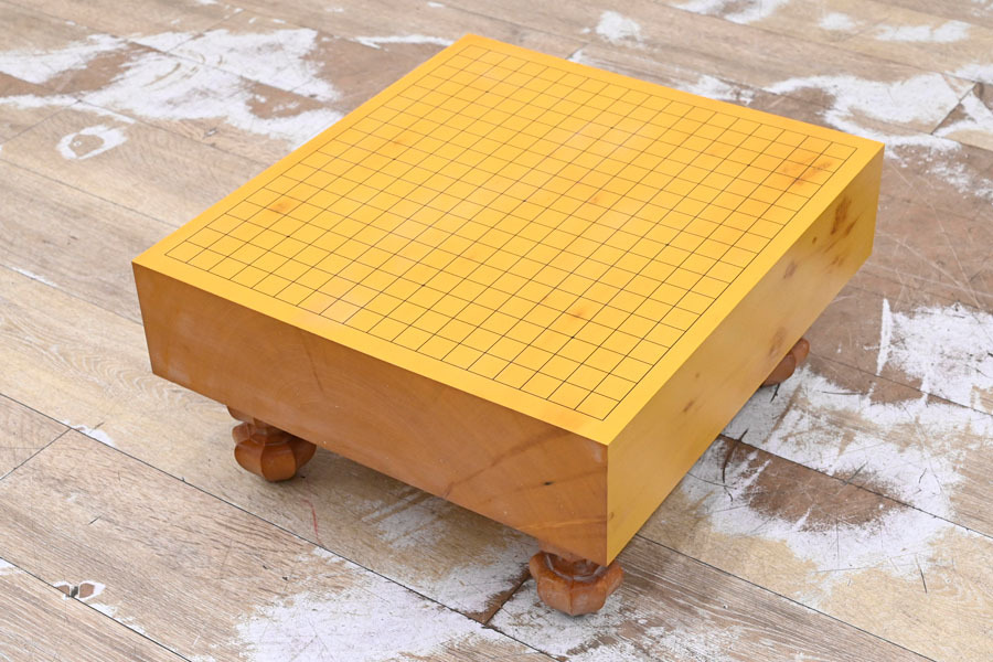 QT18 未使用? 保管品 年代物 超美品 購入48万円 日本産 本榧 本カヤ 碁盤 拍卖