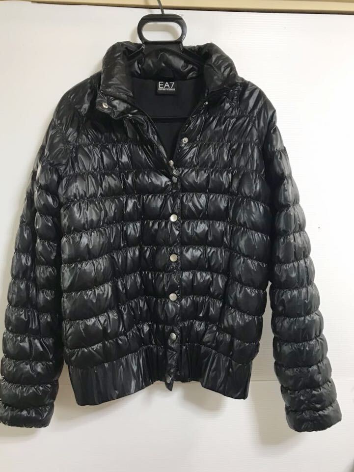 【美品】EMPORIO ARMANI(エンポリオアルマーニ)アルマーニ EA7 ダウンジャケット ブラック S拍卖