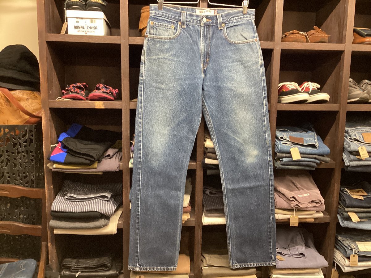 LEVI'S #505 REGULAR FIT DENIM PANTS SIZE 33 リーバイス レギュラー フィット デニム パンツ ジーンズ ジーパン拍卖